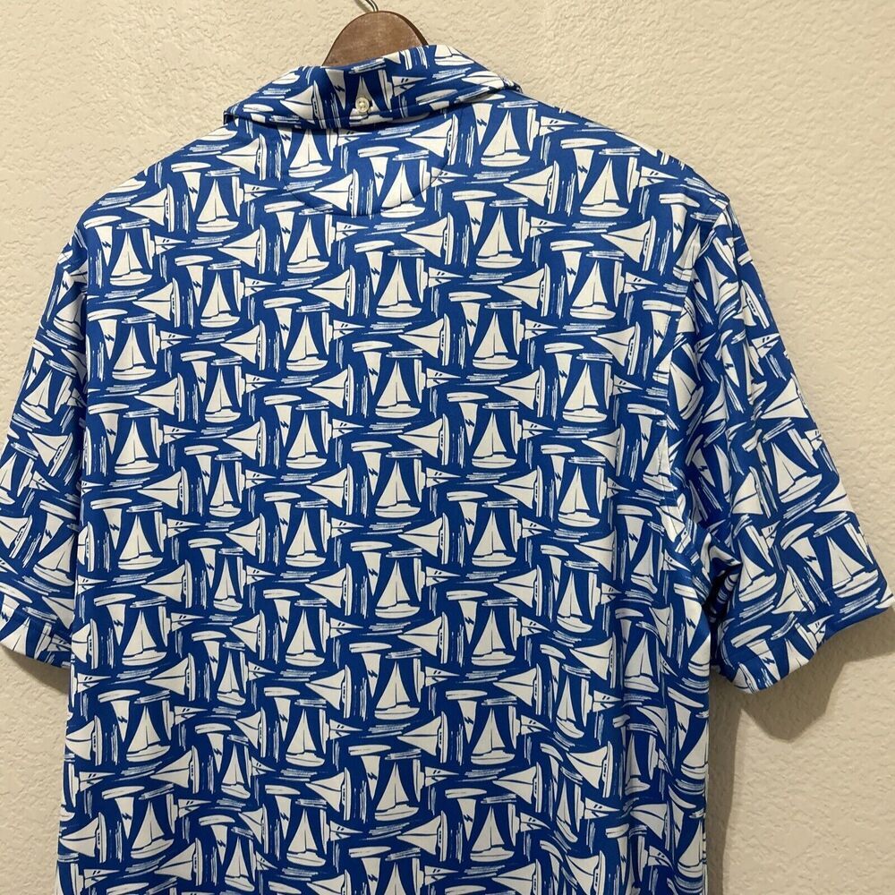 Daniel Cremieux Performance Medium Blue Short Sle… - image 8